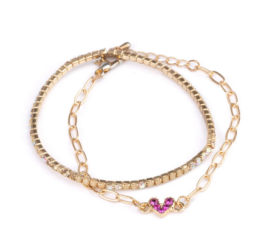 Boutique Chic Linked with Love Bracelet by Great Pretenders
