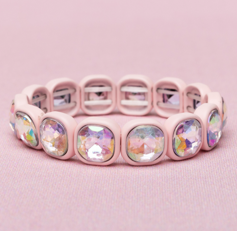 Boutique Chic Swiftie Pink Gem Bracelet by Great Pretenders