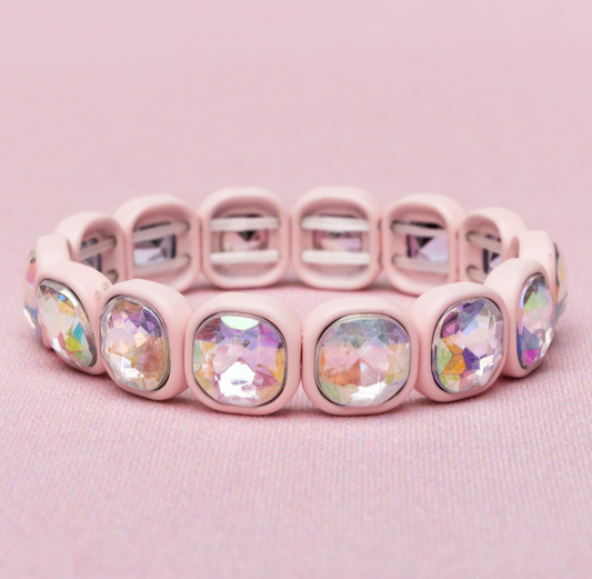 Boutique Chic Swiftie Pink Gem Bracelet by Great Pretenders