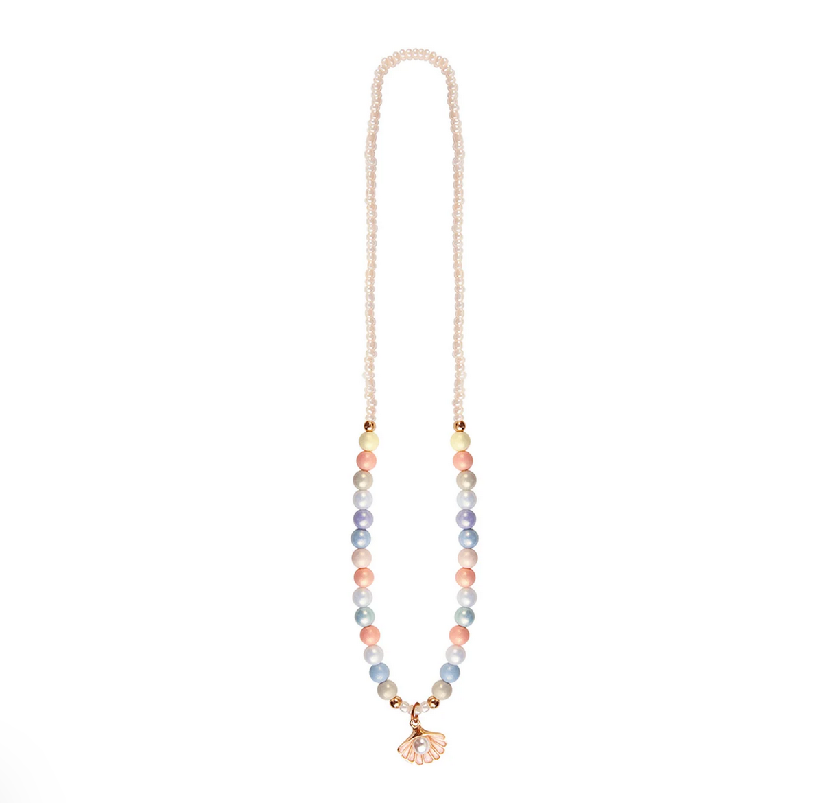 Boutique Pastel Shell Necklace by Great Pretenders