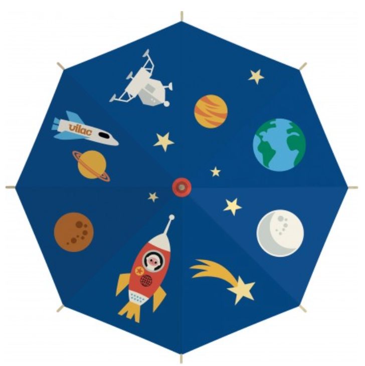 VILAC - Ingela P. Arrhenius - Cosmonaut umbrella  Parapluie Cosmonaute