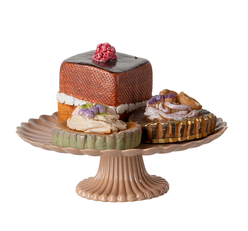 Cakes and cakestand, Mini by Maileg