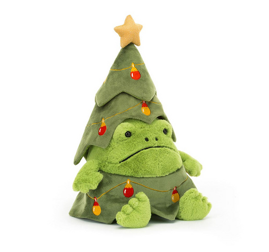 Christmas Tree Ricky Rain Frog by Jellycat