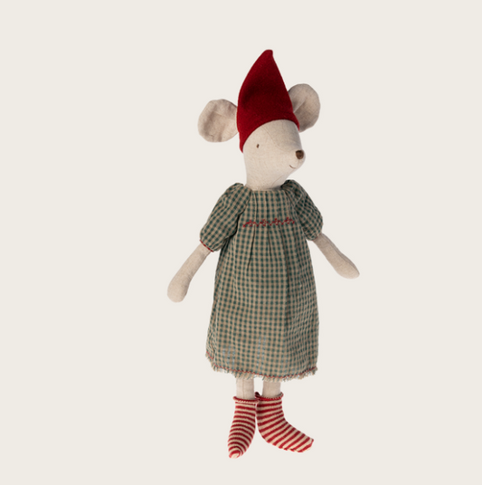 Christmas mouse, Medium - Girl by Maileg