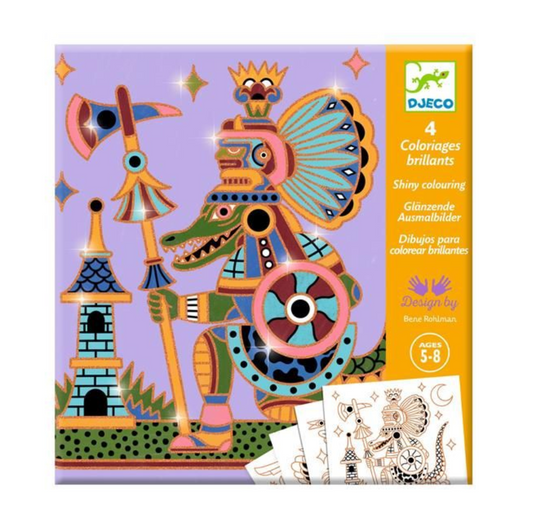Colouring Surprise / Animal warriors by Djeco