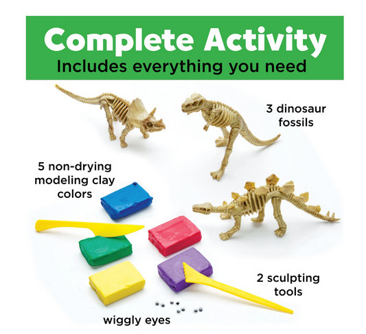 Create with Clay Dinosaurs by Faber-Castell