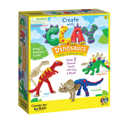 Create with Clay Dinosaurs by Faber-Castell