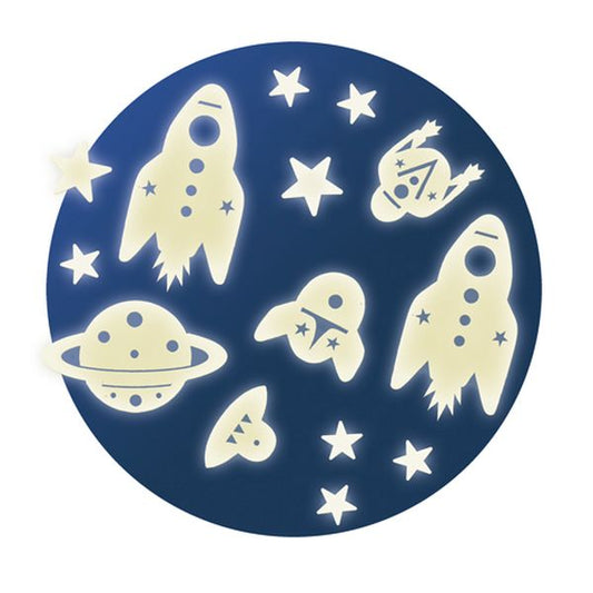 Phosphorescents decorations Space mission by Djeco