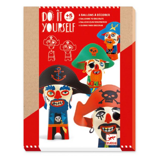 DIY / Balloons / Funny pirates by Djeco