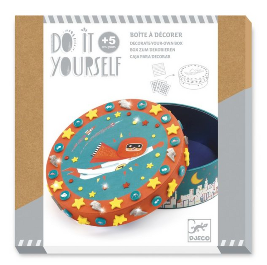 DIY / Box to decorate / Super treasure by Djeco