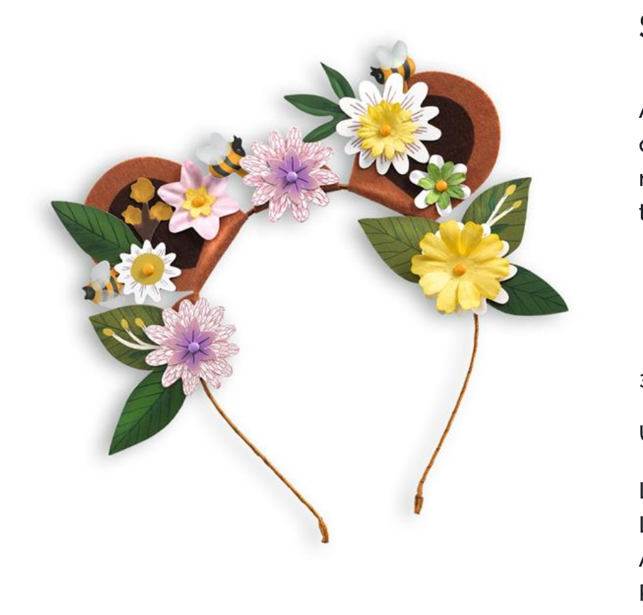 DIY / Headbands / Flower friends by Djeco