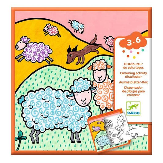 Coloring dispenser / Farm by Djeco