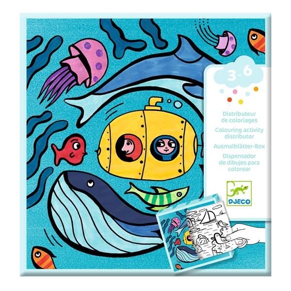 Coloring dispenser / Ocean by Djeco