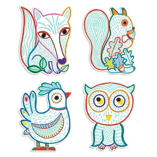 Colouring  Forest Friends by Djeco