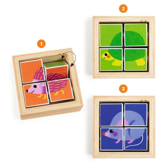 Wooden Puzzle  Tournibist by Djeco