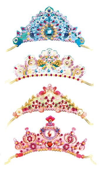 DIY  Mosaic Tiaras  Like a princess by Djeco