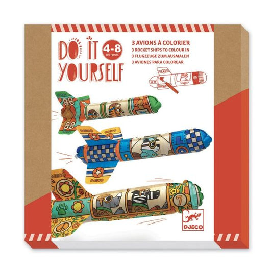 DIY / To the sky (3 planes to color) by Djeco