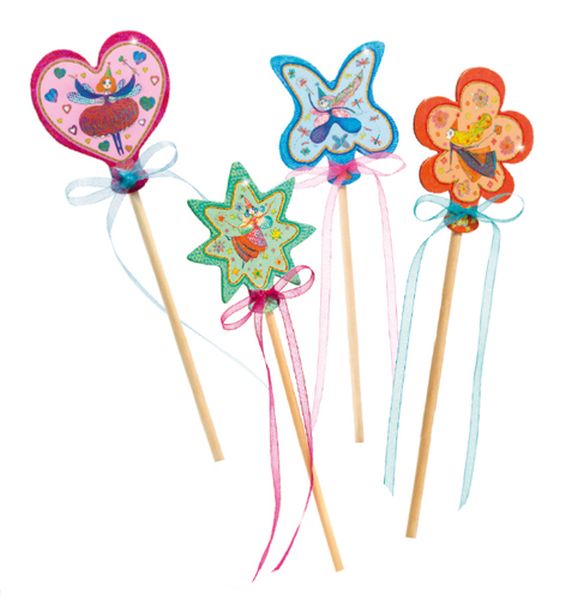 DIY  Magic wands  Little fairies by Djeco