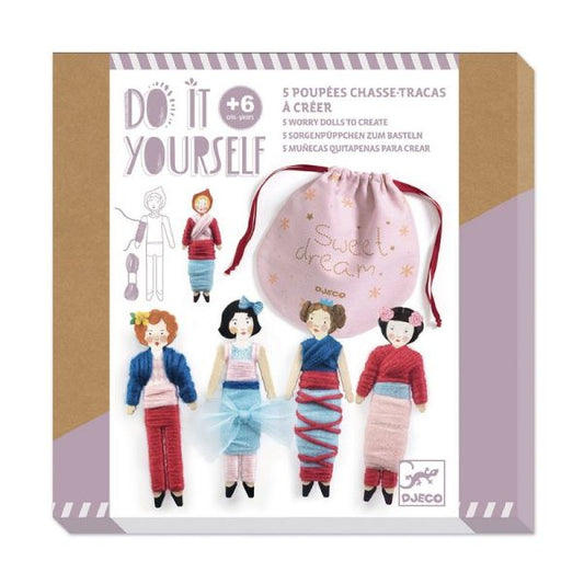 DIY / Sweet night : 5 worry dolls to create by Djeco