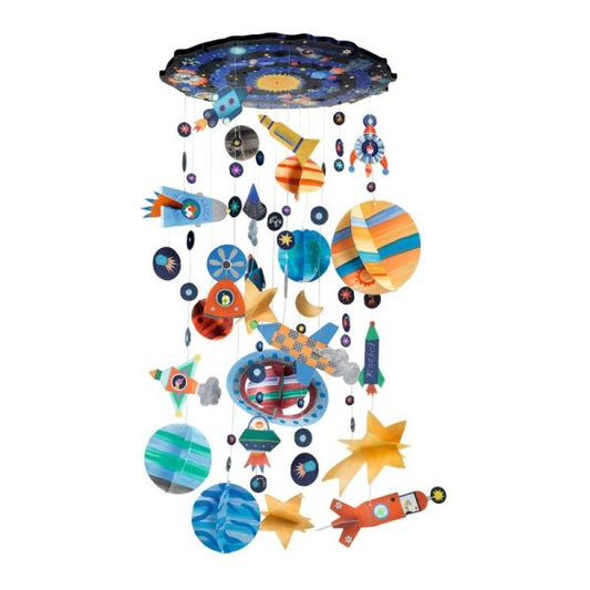 DIY / Solar system : mobile to paint by Djeco