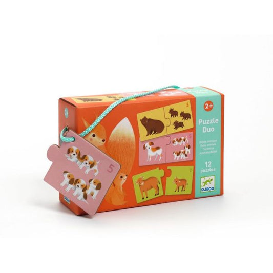 Puzzle duo / Baby Animals by Djeco