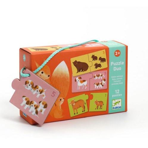 Puzzle duo / Baby Animals by Djeco