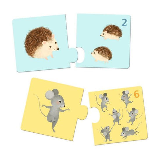 Puzzle duo / Baby Animals by Djeco