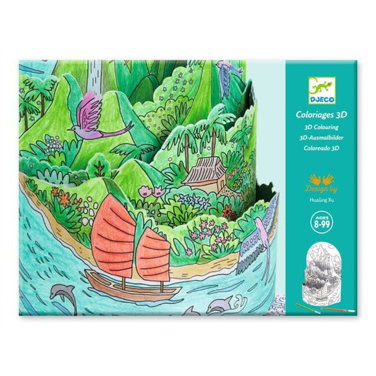Colouring / On top… of my island by Djeco