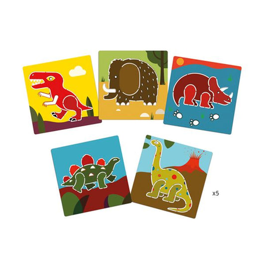 Stencils / Dinosaurs by Djeco