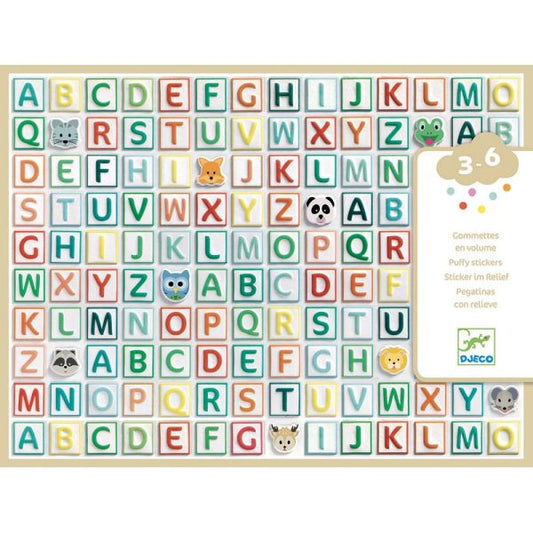 Alphabet stickers by Djeco