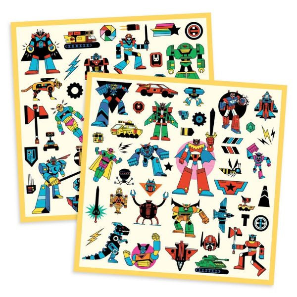 Metallic Stickers / Robots by Djeco