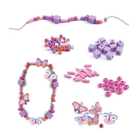 Wooden Beads / Butterflies by Djeco