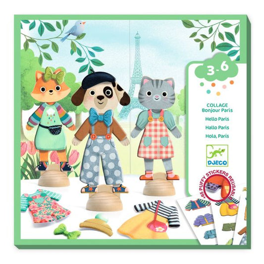 Collages /Bonjour Paris by Djeco