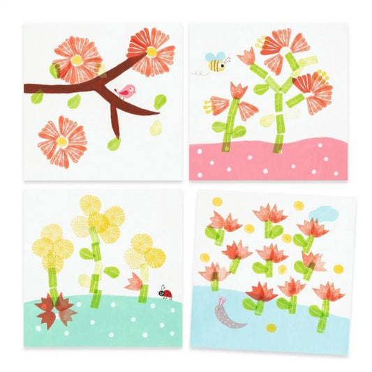 Stamps / With Flowers by Djeco