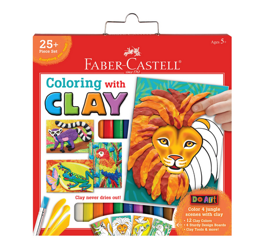 Do Art Coloring with Clay by Faber-Castell