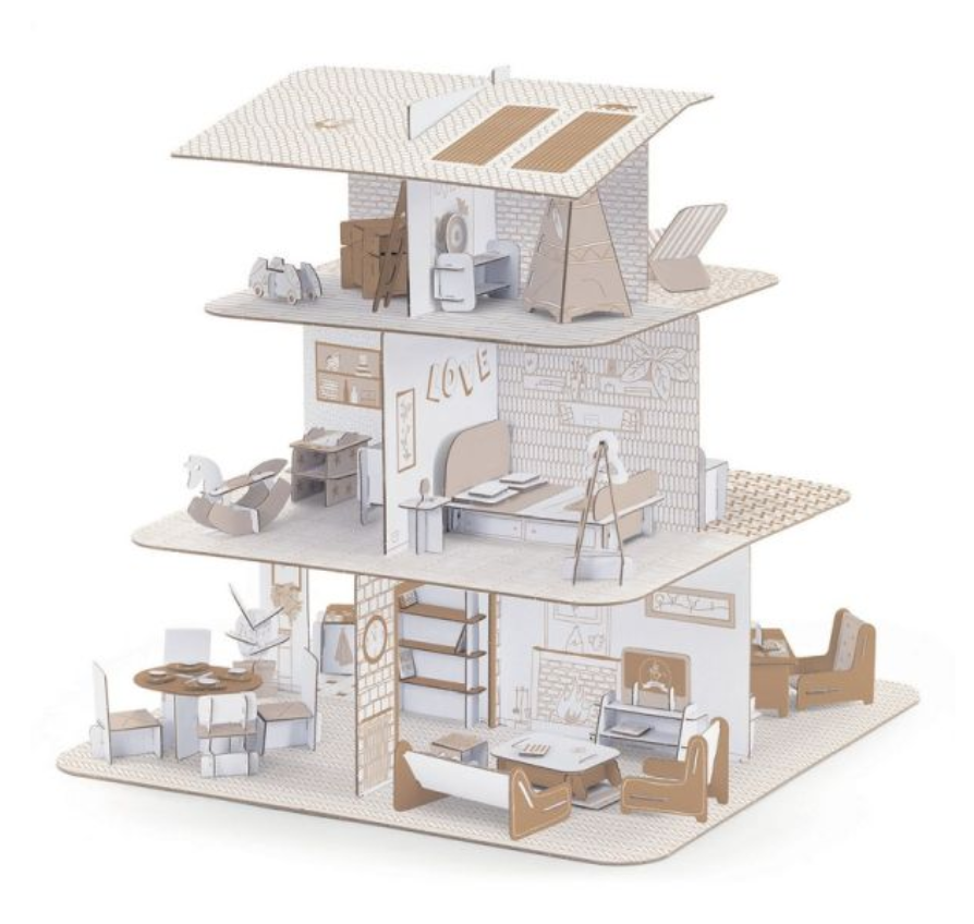 Color Assemble Play / Doll's House by Djeco