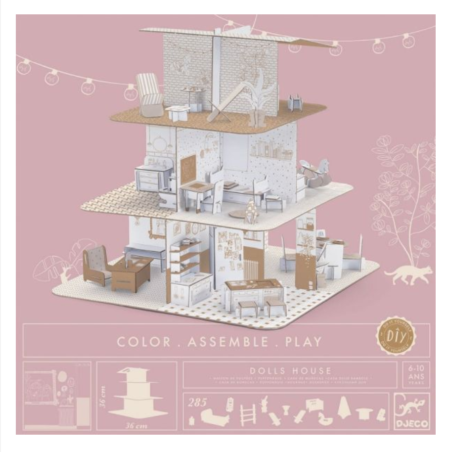 Color Assemble Play / Doll's House by Djeco