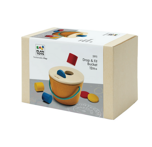 Drop & Fit Bucket by Plan Toys