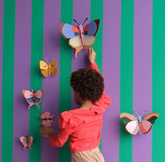 Studio Roof - Plum Fringe Butterfly