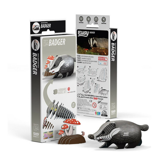 Eugy 3D Puzzle Badger