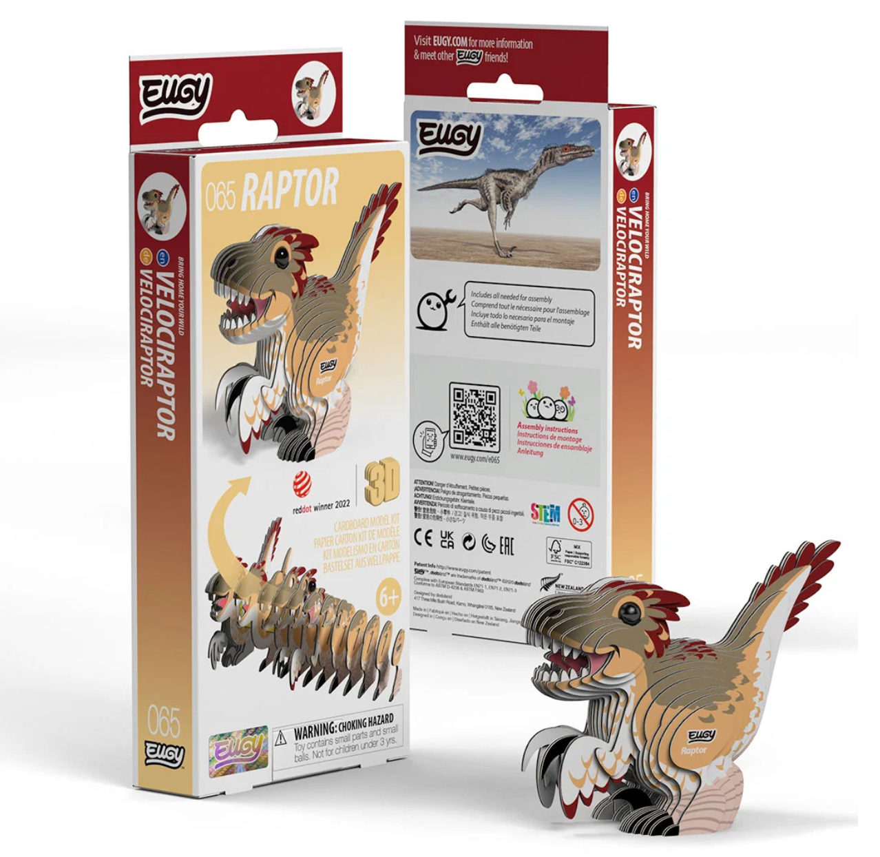 Eugy 3D Puzzle Raptor