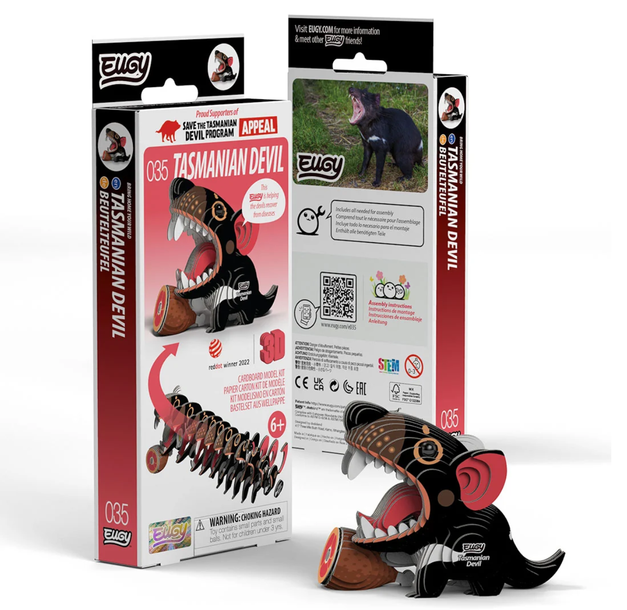 Eugy 3D Puzzle Tasmanian Devil