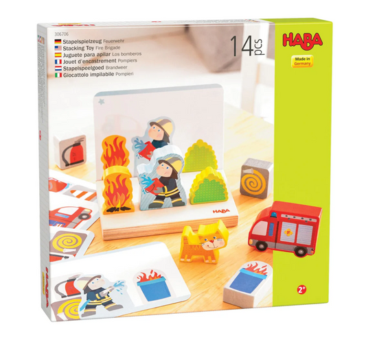 Fire Brigade Stacking Toy by Haba