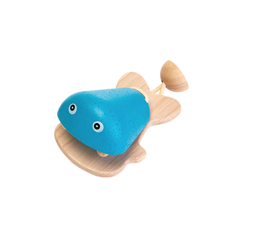 Fish Castanet Blue by Plan Toys