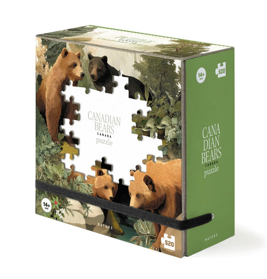 CANADIAN BEARS CANADA NATURE 520 PC PUZZLE by Londji