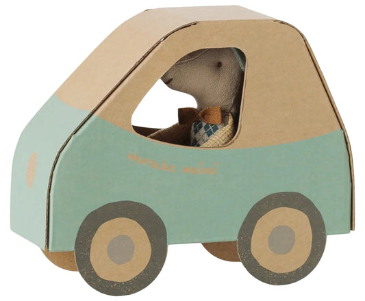 Driver Mouse, Little Brother by Maileg