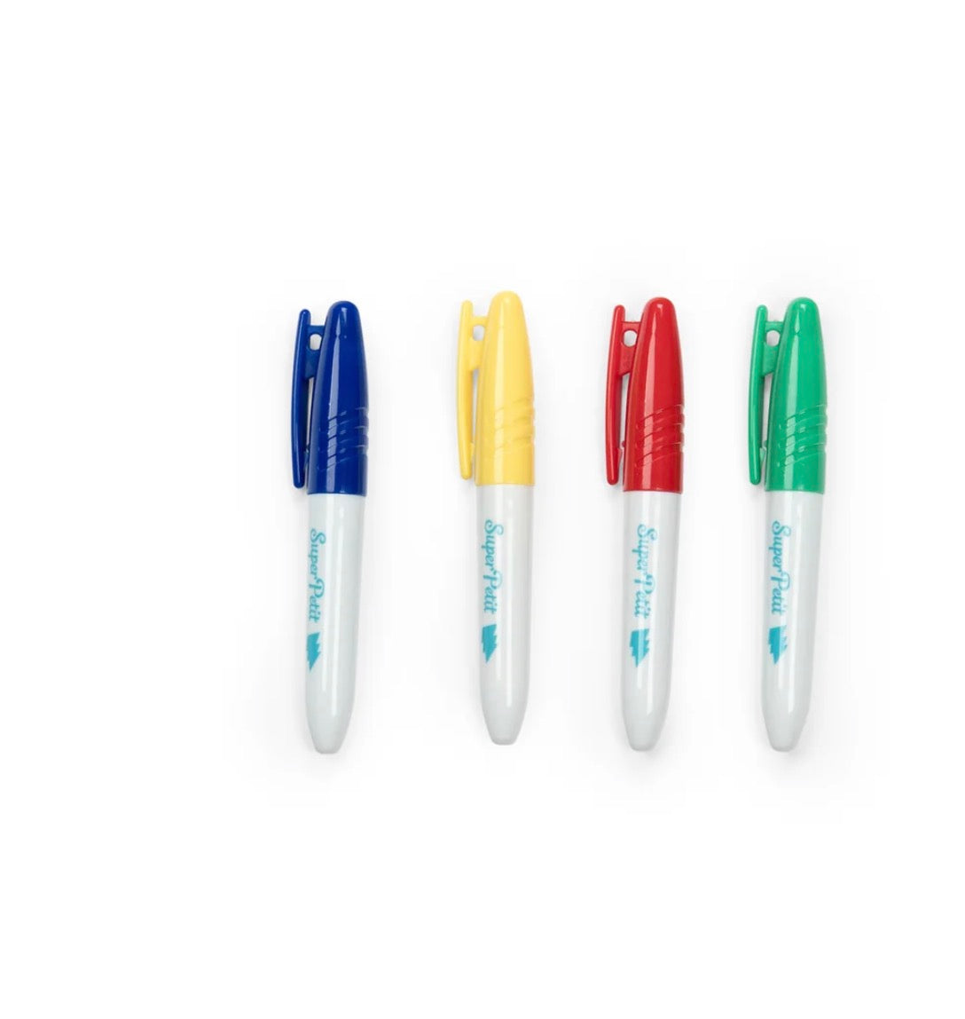 AUJOURD' HUI... - MINI SILICONE COLOURING MAT WITH PENS by Moulin Roty