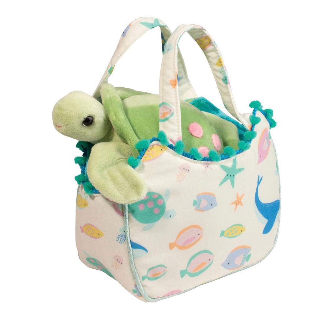Ocean Friends Sassy Sak with Sea Turtle by Douglas