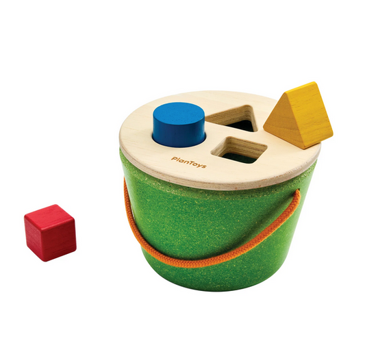 Geo Sorting Bucket by Plan Toys