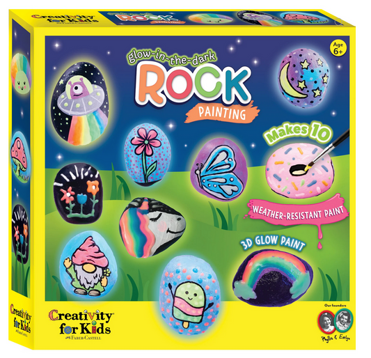 Glow in the Dark Rock Painting Kit by Faber-Castell